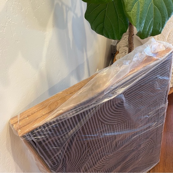 New West Elm Large Abstract Set of 3 Framed Canvas Wall Art Paintings Decor 24" - Picture 7 of 11